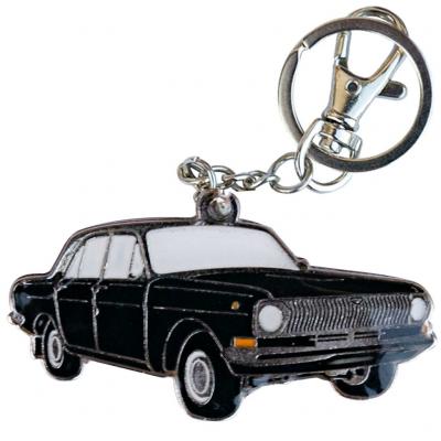 Retro kulcstart, Volga GAZ M24, fekete Auts kult termkek alkatrsz vsrls, rak
